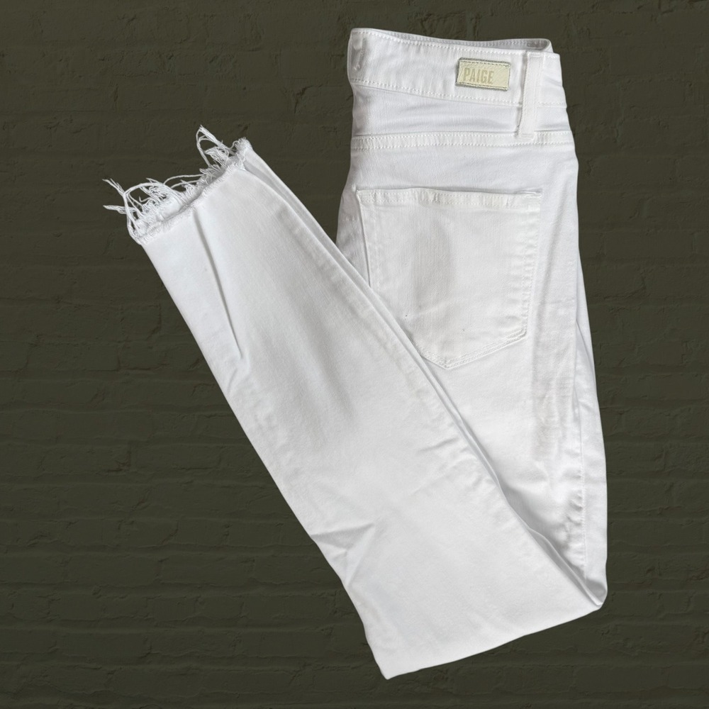 Paige White Skinny Jeans  Size 27 Womens